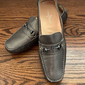 Cole Haan | metallic grayish taupe Horse-bit loafer Size 9.5